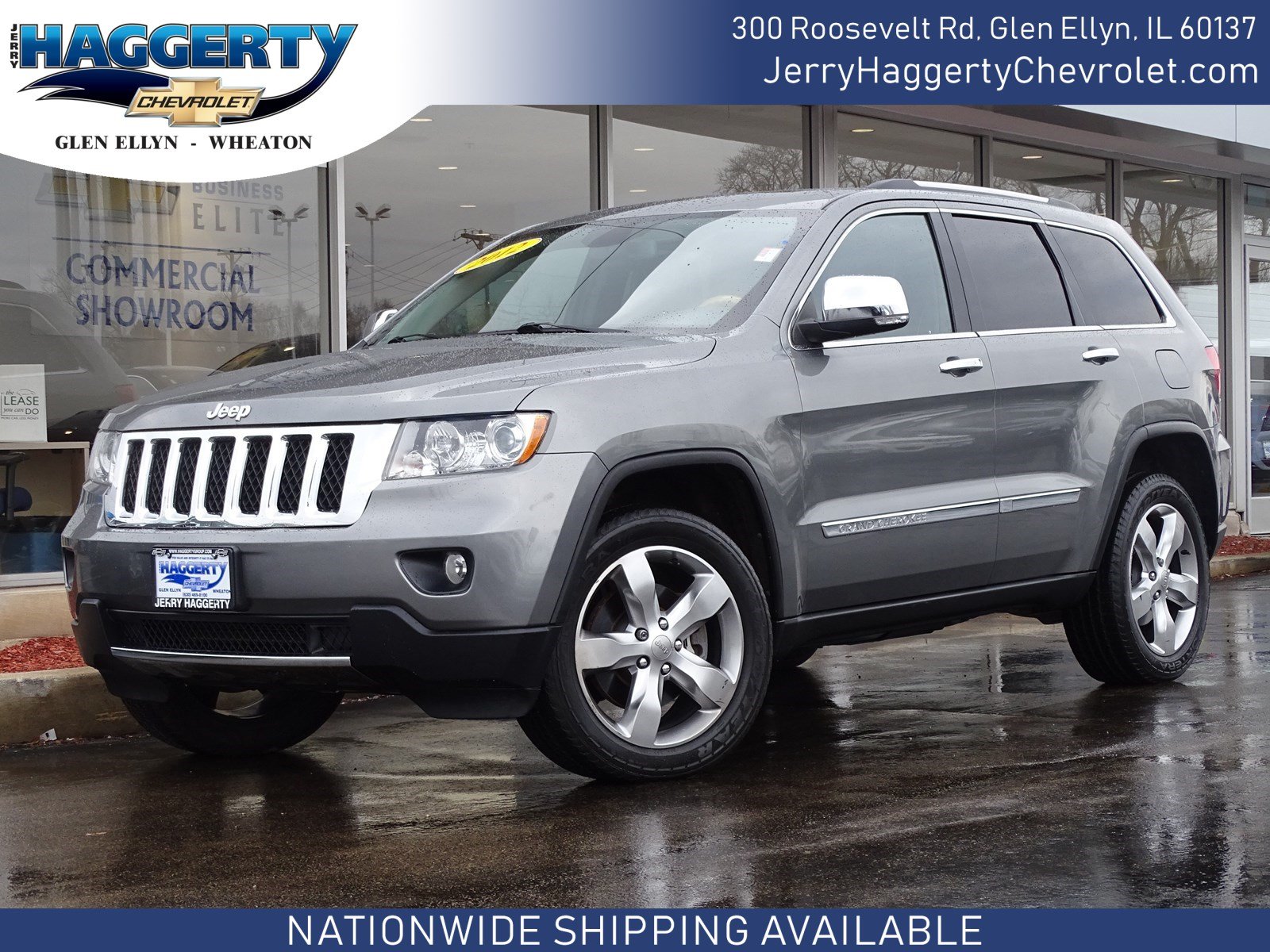 Pre Owned 2012 Jeep Grand Cherokee Overland Sport Utility In Glen
